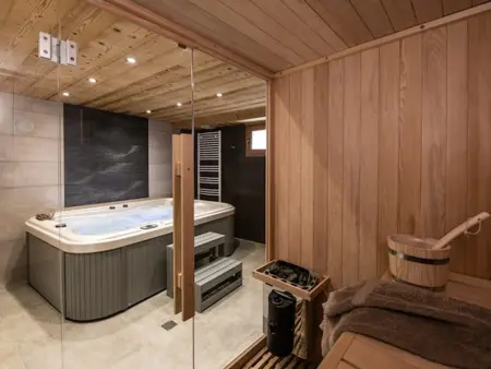 Chalet Quermoz 12 pers. - Jacuzzi, sauna à La Plagne : photo 11