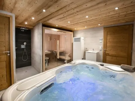 Chalet Quermoz 12 pers. - Jacuzzi, sauna à La Plagne : photo 12
