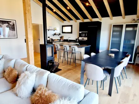 Location chalet à La Plagne Montalbert , Chalet vue montagne - 12 pers.