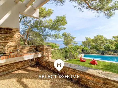 Villa vue mer et piscine privée - 8 pers., Villa 8 personnes à Bormes les Mimosas - Photo 1