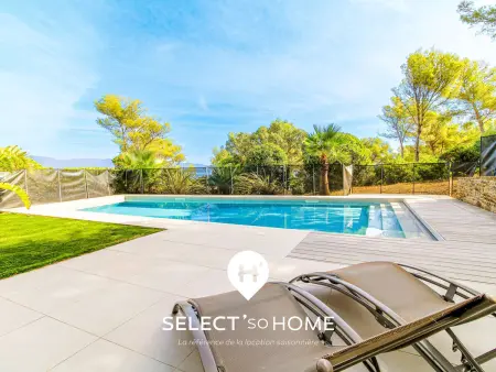 Villa vue mer et piscine privée - 8 pers., Villa 8 personnes à Bormes les Mimosas - Photo 16