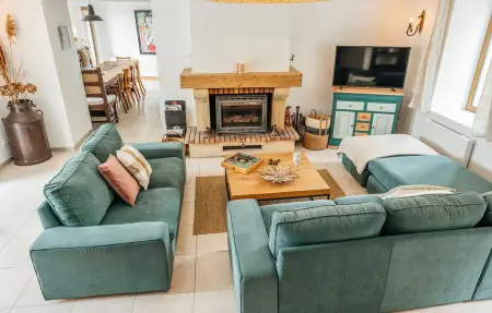 Maison en pierre 8 pers. avec piscine privée à Sevremont : photo 4