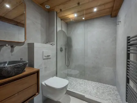 Penthouse 5 chambres vue montagne à Megève : photo 6
