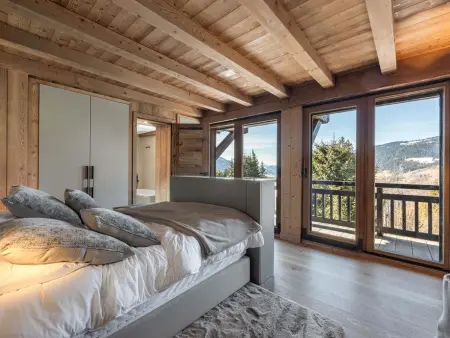 Penthouse 5 chambres vue montagne à Megève : photo 7