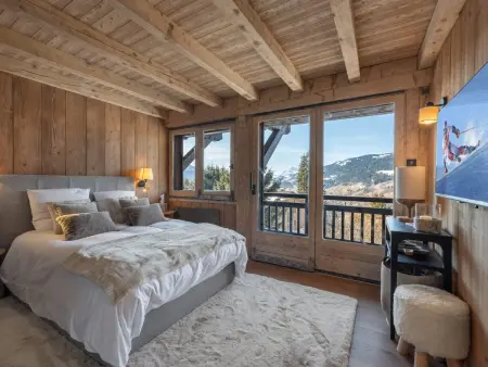 Penthouse 5 chambres vue montagne à Megève : photo 9