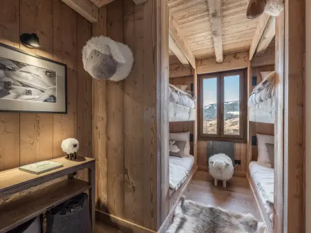 Penthouse 5 chambres vue montagne à Megève : photo 11