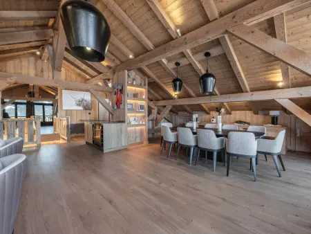 Penthouse 5 chambres vue montagne à Megève : photo 12