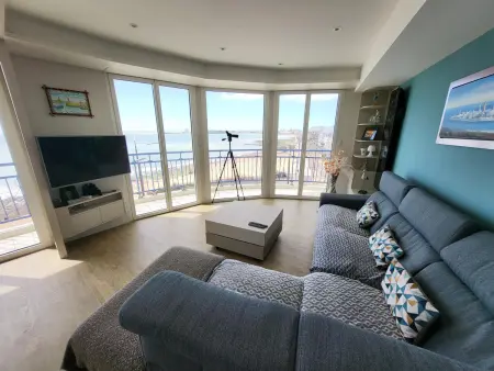 Appartement 100 m² grand balcon vue mer - 6 pers. : photo 10