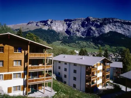 Location appartement à Flims, Hapimag Resort Flims, (Flims Waldhaus). Apartment mit 1 Schlafzimmer im Erdgesc