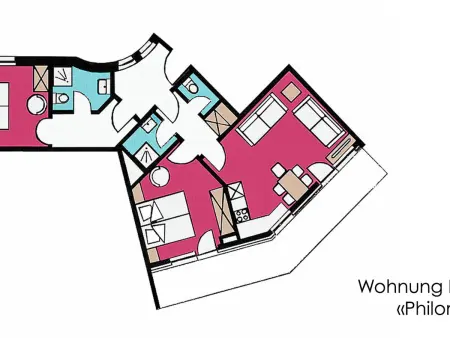 Location appartement à Samnaun, Appartements Alouette, (Samnaun-Dorf).