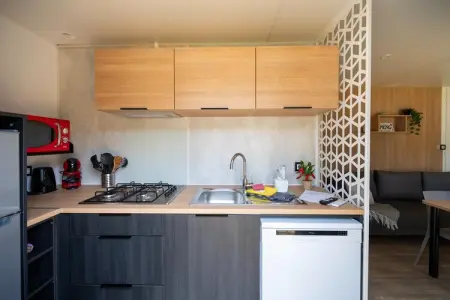 Caravane 6 personnes à Lembeke, terrasse privée : photo 4
