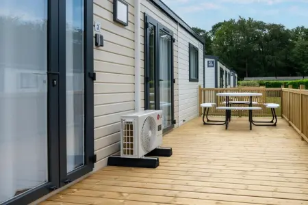 Caravane 6 personnes à Lembeke, terrasse privée : photo 7