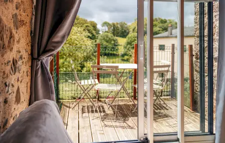 Maison pierre 7 pers. à Sevremont, terrasse jardin privé : photo 8