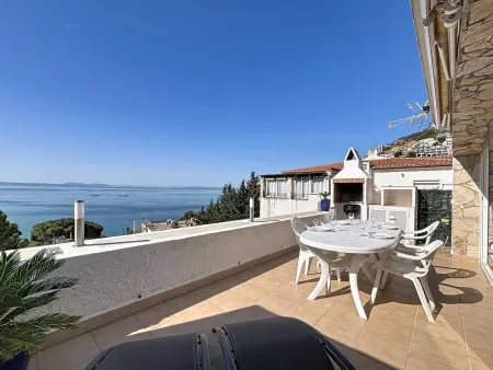 Appartement 3 chambres, grande terrasse vue baie à Roses : photo 7