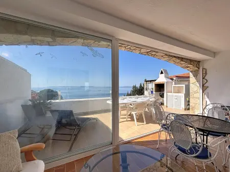 Appartement 3 chambres, grande terrasse vue baie à Roses : photo 8