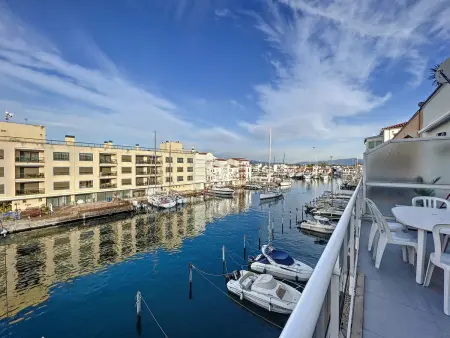 Appartement 45m² clim, parking privé - Empuriabrava : photo 1
