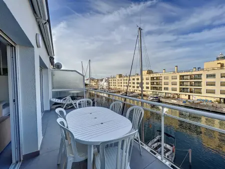 Appartement 45m² clim, parking privé - Empuriabrava : photo 2