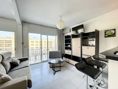 Appartement 45m² clim, parking privé - Empuriabrava : photo 4
