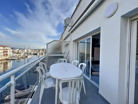 Appartement 45m² clim, parking privé - Empuriabrava : photo 18