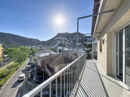 Penthouse 55 m² vue montagne, balcon géant - Roses : photo 7