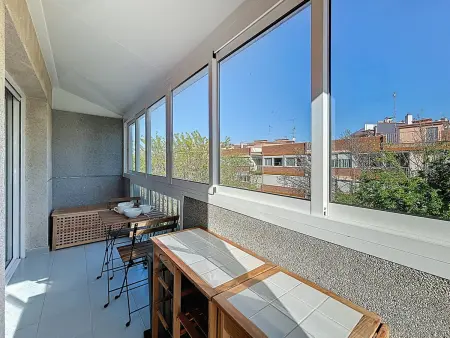 Penthouse 55 m² vue montagne, balcon géant - Roses : photo 9
