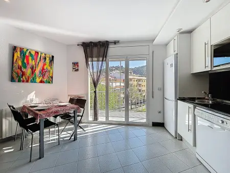 Penthouse 55 m² vue montagne, balcon géant - Roses : photo 12