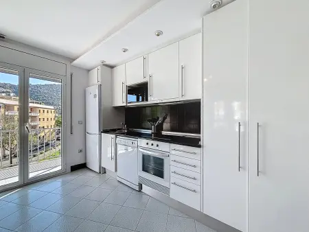 Penthouse 55 m² vue montagne, balcon géant - Roses : photo 14