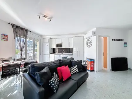 Penthouse 55 m² vue montagne, balcon géant - Roses : photo 18