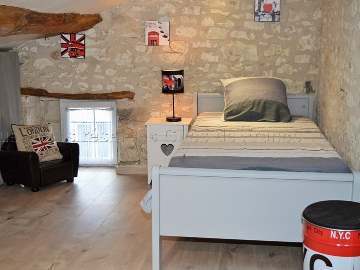 Gîte traditionnel 3 pers. à Champigny-sur-Veude, animaux acceptés - Photo 20