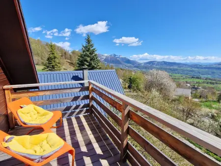 Chalet charmant, vue panoramique - 5 pers., Chalet 5 personnes à Saint Michel de Chaillol : photo 17