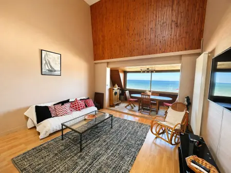 Location appartement à Le Home Varaville, Appartement duplex vue mer imprenable - 6 pers.