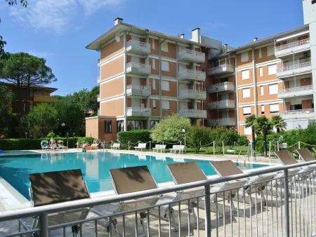 Location appartement à Lignano Pineta, Residence Gardena - Ferienwohnung 11 mit Pool