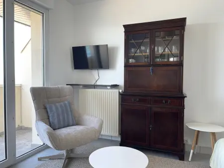 Appartement vue mer face plage Coz-Pors, Trégastel : photo 12