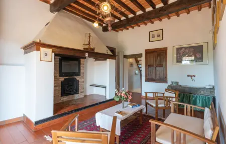 Maison pierre 12 personnes, piscine et jardin à Cortona : photo 6
