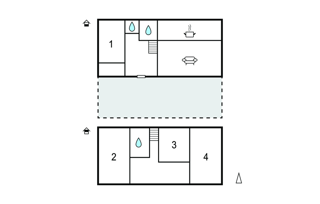 Maison 9 pers. avec terrasse et terrain clôturé à Bricqueville - Photo 30
