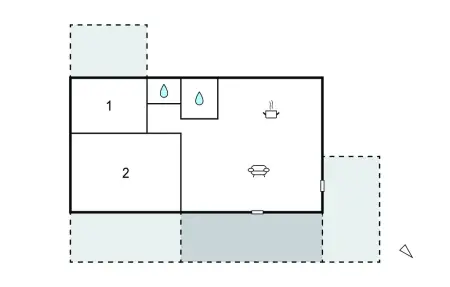 Maison méditerranéenne avec piscine partagée à Ghisonaccia : photo 23