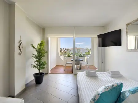 Studio face à la plage avec vue mer à Empuriabrava : photo 11