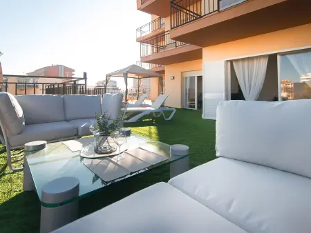 Appartement 70 m² terrasse vue montagne - Roses : photo 24
