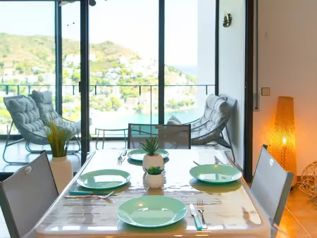 Appartement 60 m² vue mer avec balcon et barbecue : photo 19