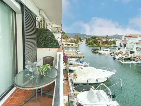Studio 38 m² climatisé avec balcon privé, Empuriabrava : photo 20