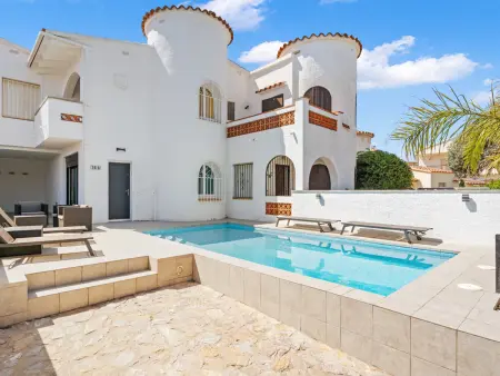 Location villa à Empuriabrava, Villa avec piscine - 6 pers. Vue canal
