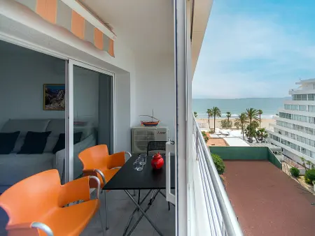 Appartement 33m² vue mer à Roses, plage à 60m : photo 3