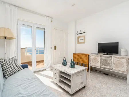 Appartement vue mer 4 pers. - Roses, accès direct plage : photo 1