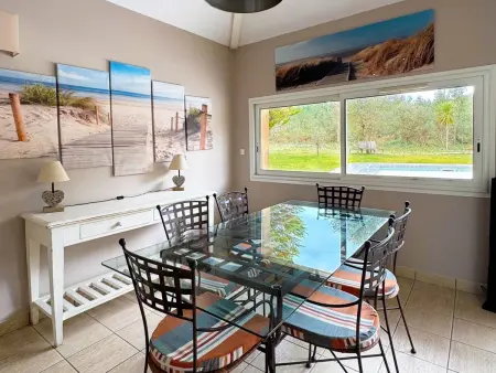 Villa rénovée 2025, 4 pièces, piscine privée à Moliets : photo 8