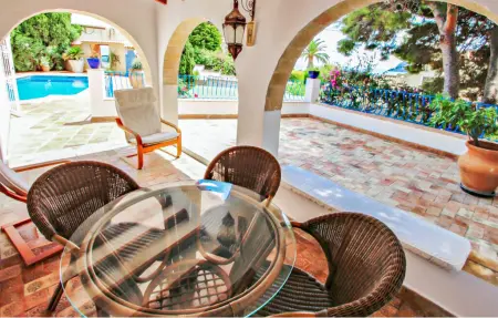 Maison méditerranéenne avec piscine et vue mer à Benissa : photo 9