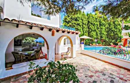 Maison méditerranéenne avec piscine et vue mer à Benissa : photo 11