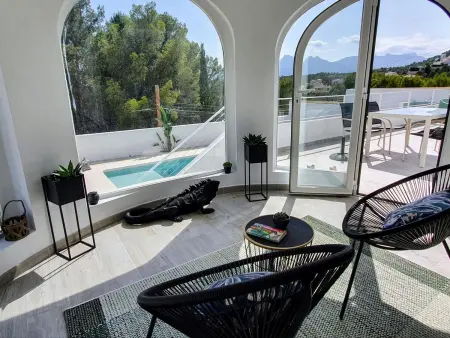 Villa moderne, animaux et clim - vue montagne, Villa 4 personnes à Altea - Photo 12