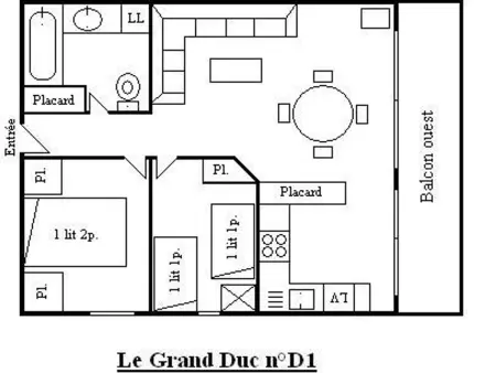 Appartement ski aux pieds à Méribel, 6 pers. : photo 25