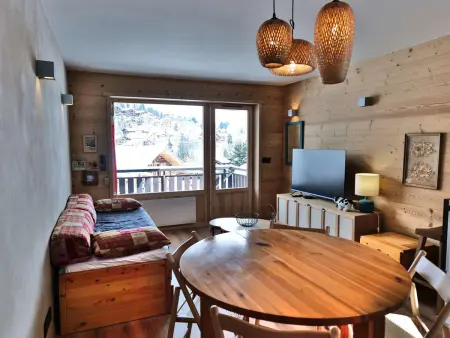Studio cabine ski aux pieds au Grand-Bornand : photo 4