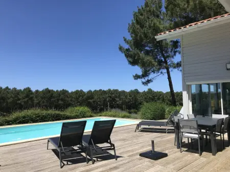 Villa 8 pers. avec piscine chauffée à Moliets-et-Maa : photo 4